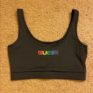 GUESS x J Balvin Logo Crop Top